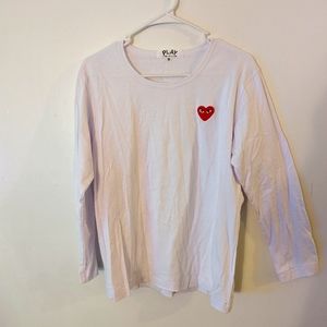 CDG white tee